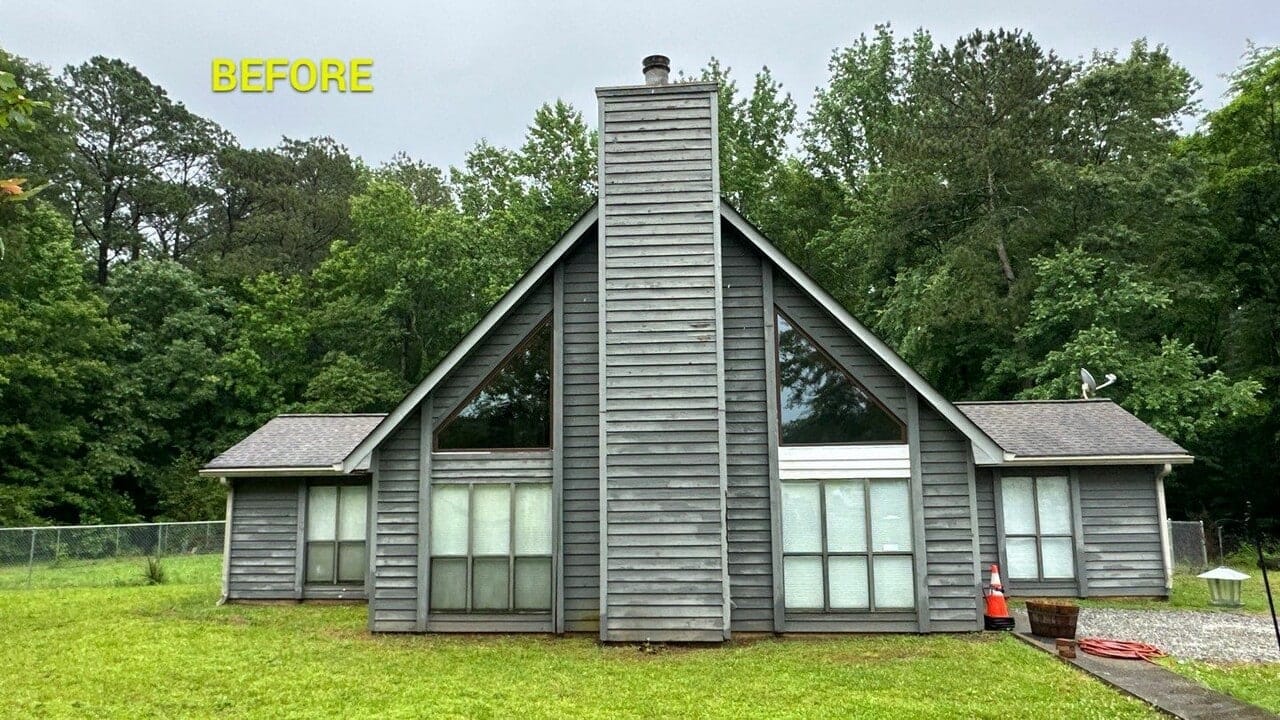 Before Roof and Exterior Makeover in Milner GA