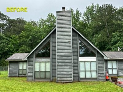 Before Roof and Exterior Makeover in Milner GA
